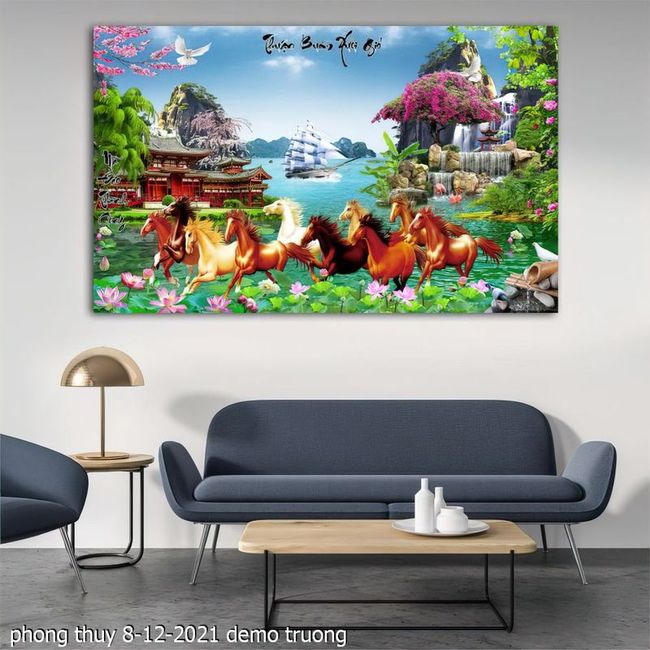 tranh ngua bat ma phong thuy 8 12 2021 truong